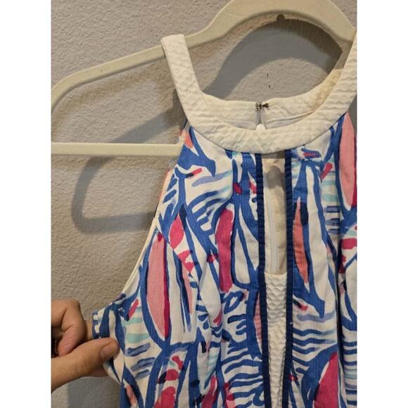 Lilly Pulitzer Pearl Shift Dress Women's Size 0 Sailboat Print Short - Picture 3 of 9